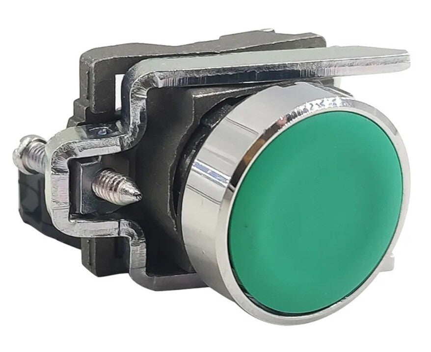*QTY 17* XB4BA31 Push button metal XB4,green 22mm spring return unmarked NEW! G1