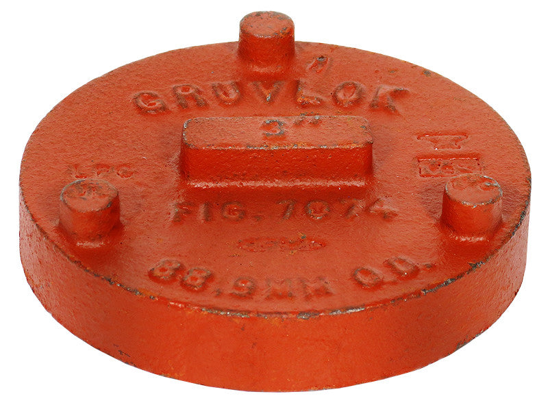 Anvil Gruvlok 1" Style 7074 Cap, Grooved End Pipe Fitting