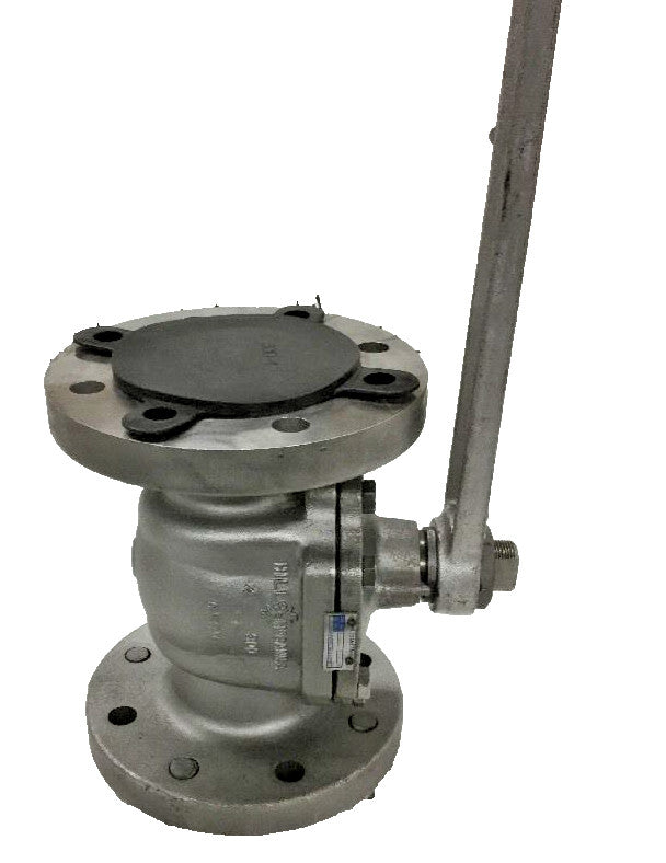 HILLS-McCANA A-301-S6-FS6 Ball Valve 4" Class 300 RF Flanged Top Entry RB 316-SS