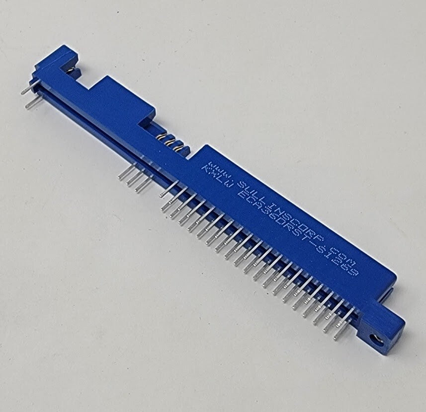 SULLINS MP-0156-36-DW-5H DUAL FEMALE 72POS 0.156 EDGE CARD CONNECTOR BLUE
