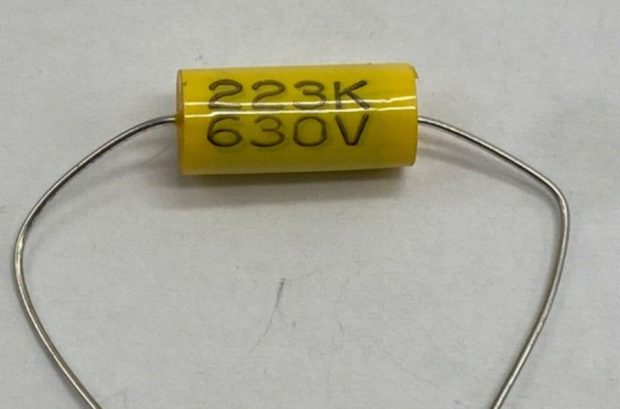 metalized film capacitor axial lead 0.022uf/630V, 223K630V