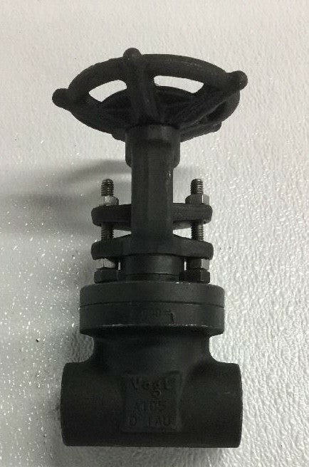 VOGT Flowserve TSW-12111 1" 800 Forged Steel Gate Valve Socket Weld X Female NPT