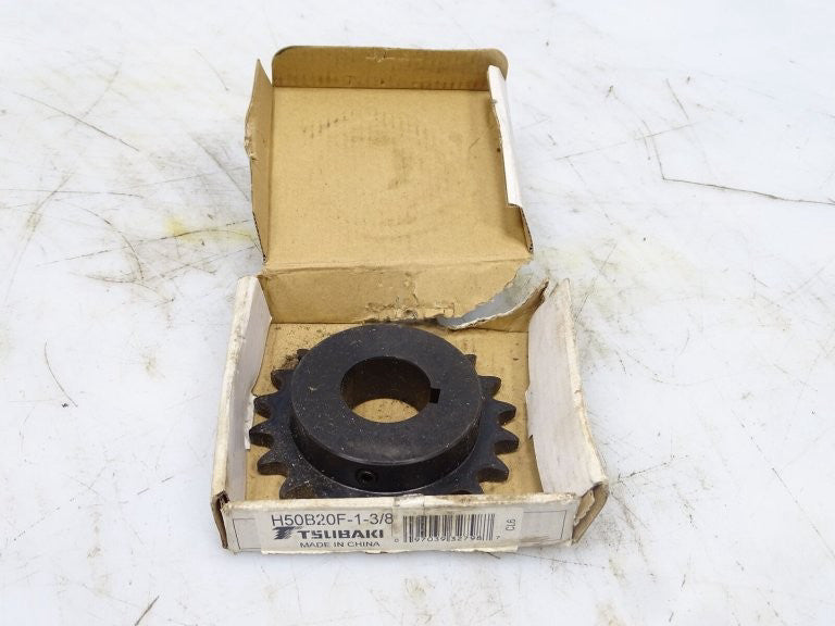 TSUBAKI H50B20F-1-3/8 SPROCKET (157958 - USED)