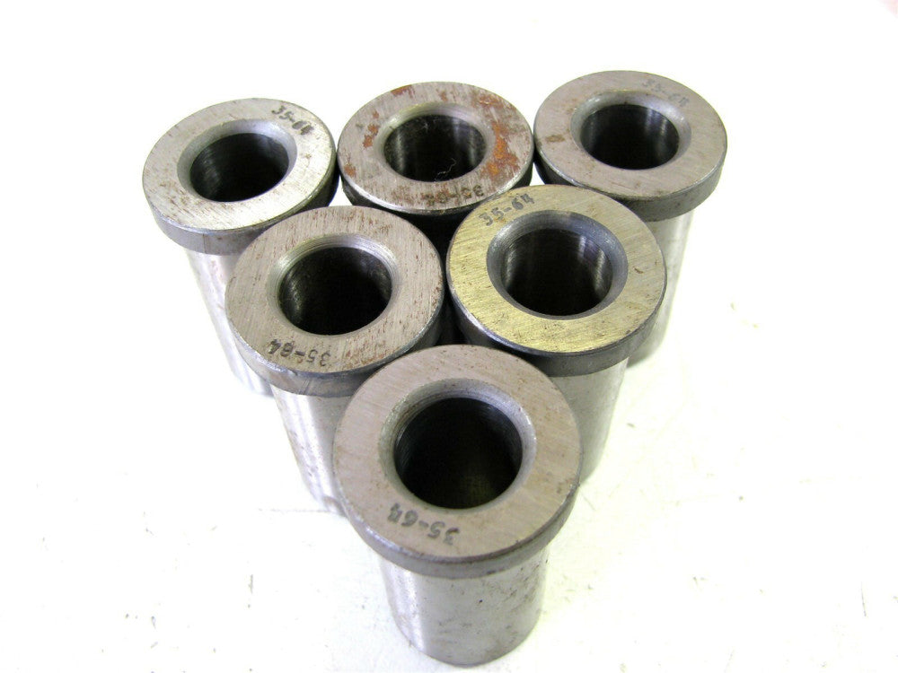 (H56-24) 35/64 x 7/8 x 1-1/2" Head Press Drill Bushings - Lot of 6 