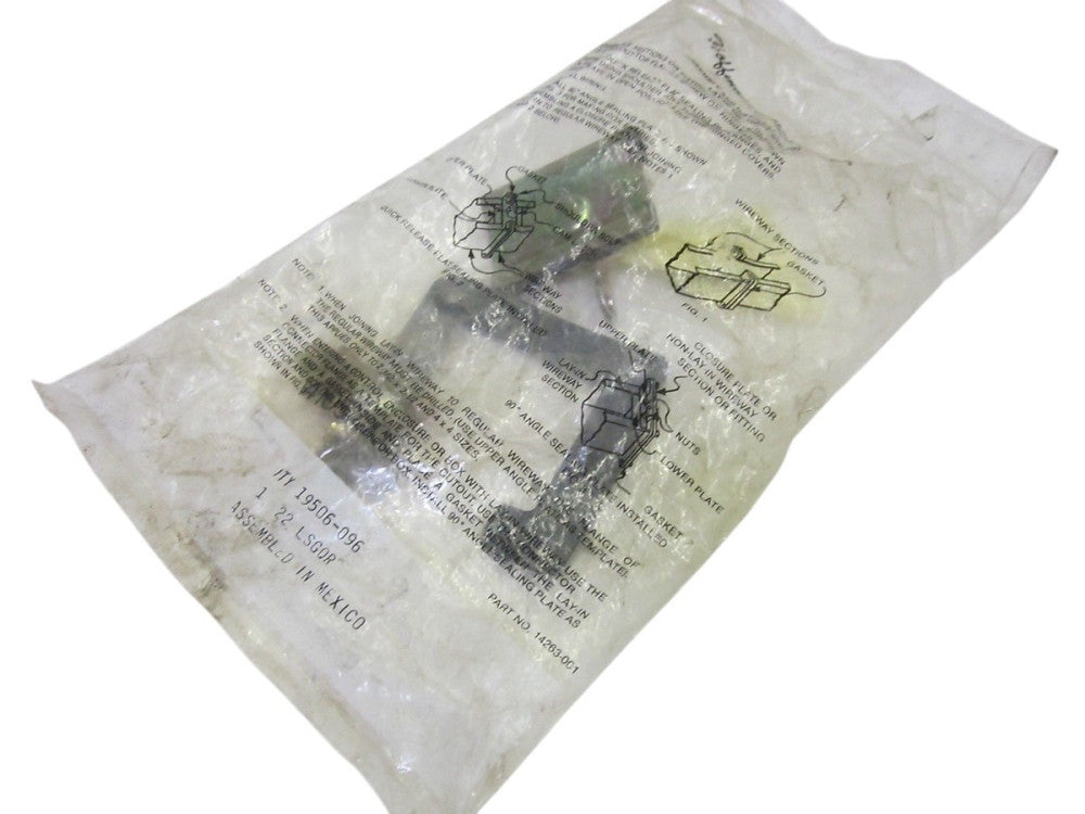 HOFFMAN 22LSGQR WIREWAY SEALING PLATE W/ GASKET 19506096 NSMP