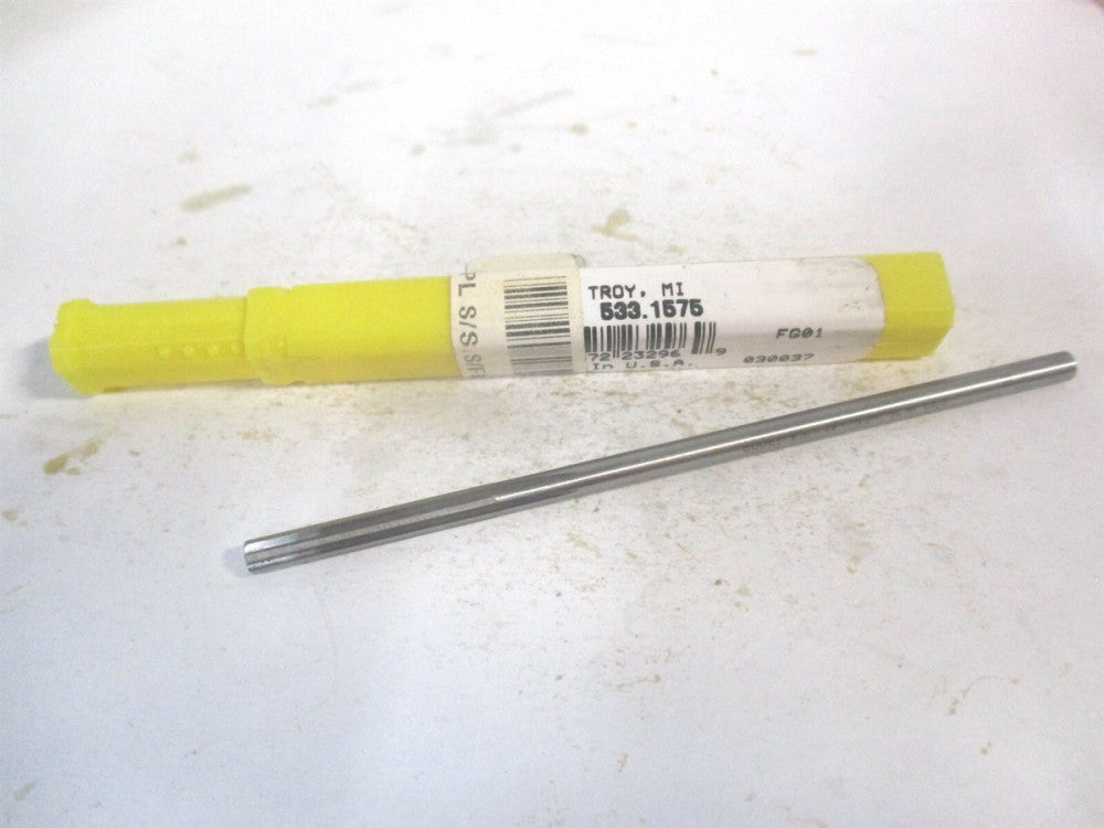 (433-0.1575) 0.1575" x 1" x 4" OAL HSS 6-Flute Straight Chucking Reamer