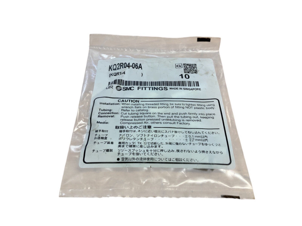 SMC reducing pipe KQ2R04-06A 10PC