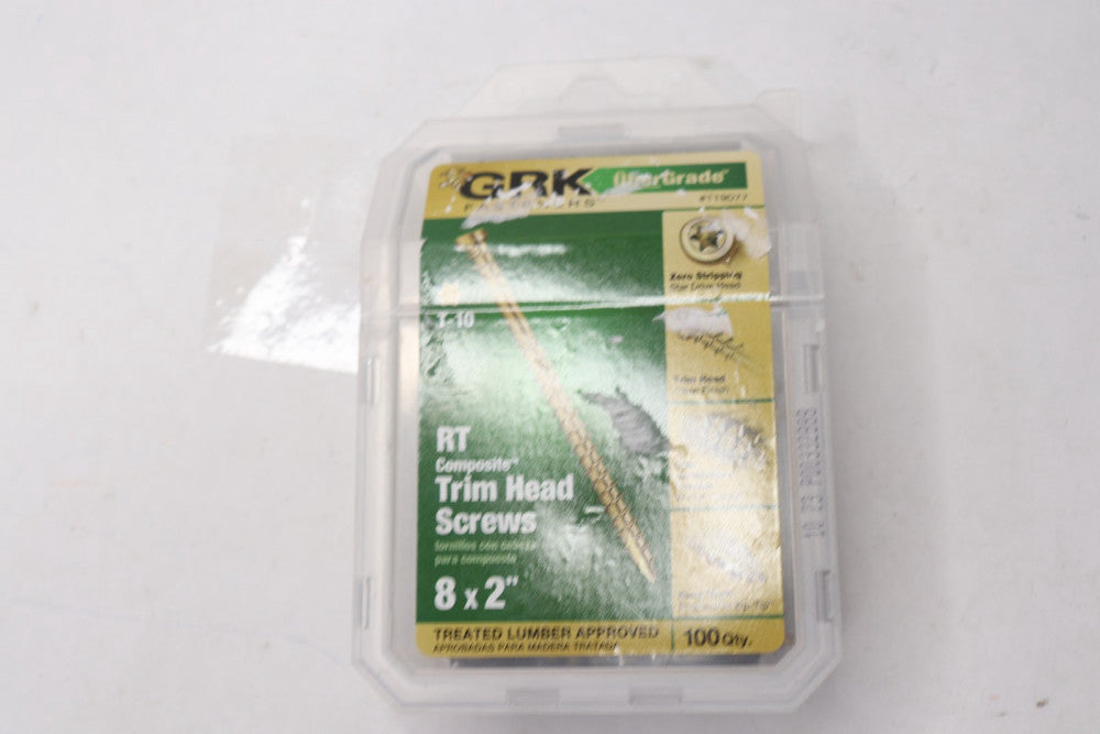 (100-Pk) GRK RT HandyPak Composite Screws # 8 x 2" 119077 