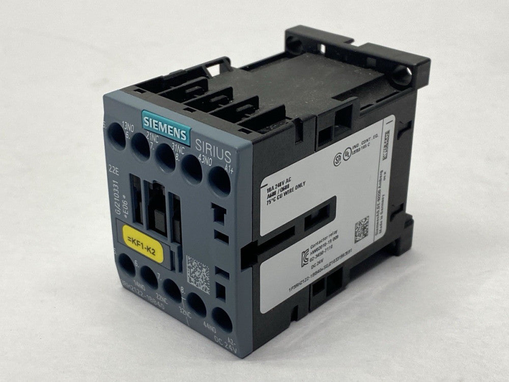 Siemens 3RH2131-1BB40 Sirius Contactor 10A, 230V, 31E 3NO+1NC