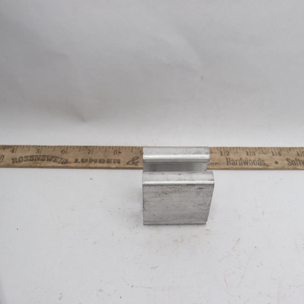 Floor Mount Tilt-Lock Base Shoe Satin Anodized 2"