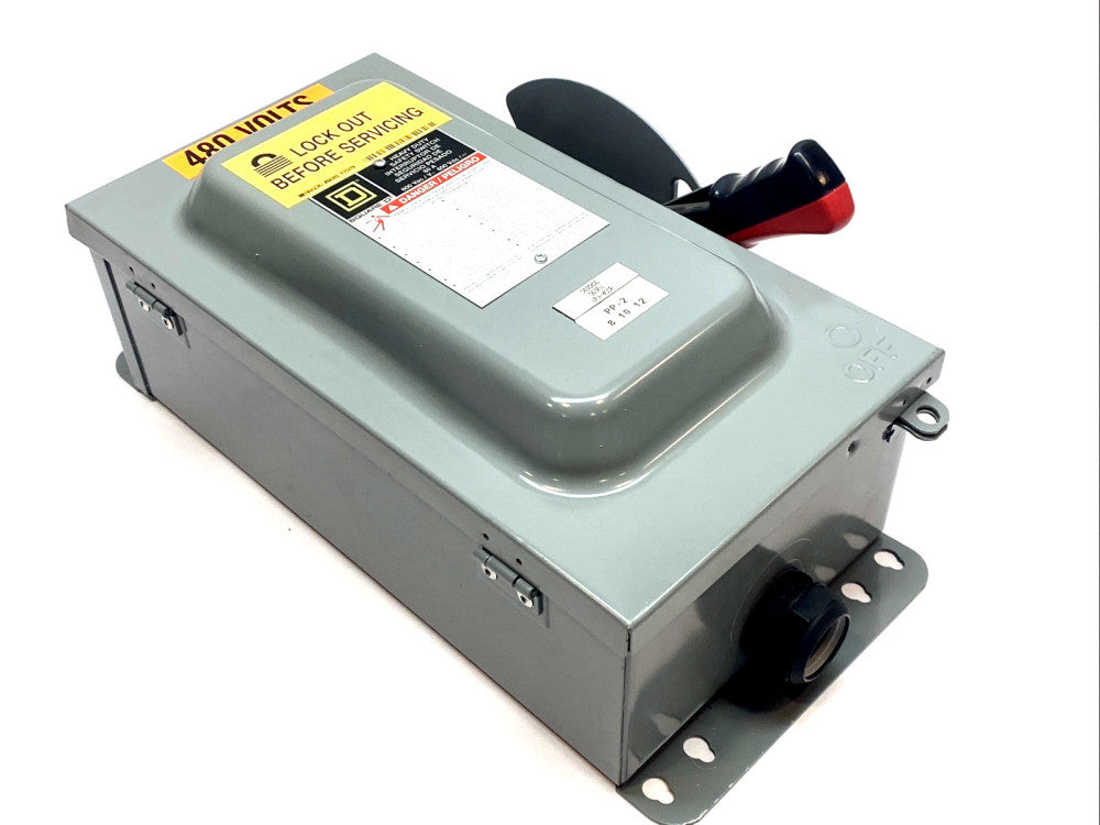 Square D AL‑40 Heavy Duty Safety Switch 40 Amp NEMA Type 1 Industrial Enclosure