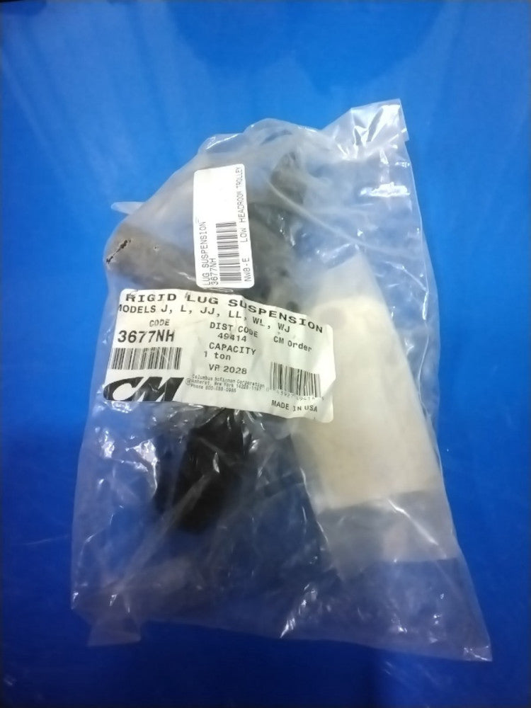 Columbus McKinnon Corp. 3677NH RIGID LUG SUSPENSION J, L, JJ, LL, WL, WJ