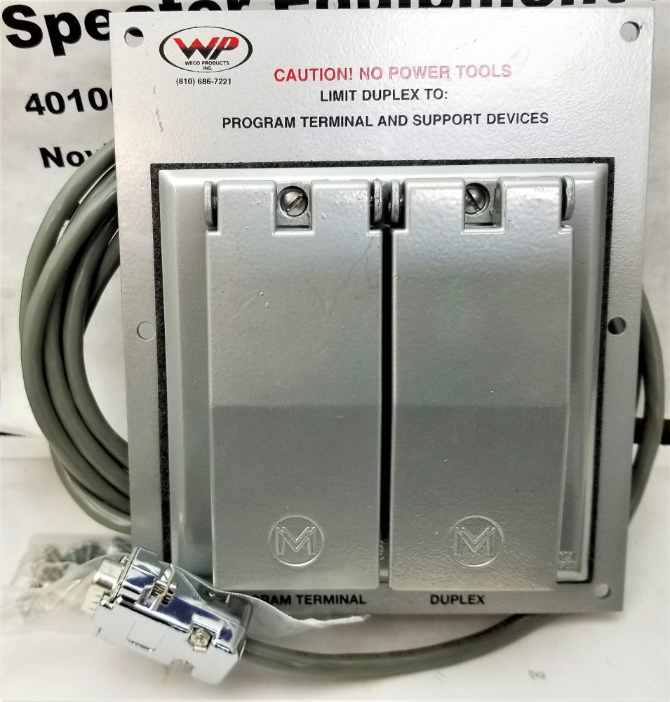 External Programming Port POWER TERMINAL DUPLEX RECEPTACLE 115V 9-PIN D-SUB[C9S2