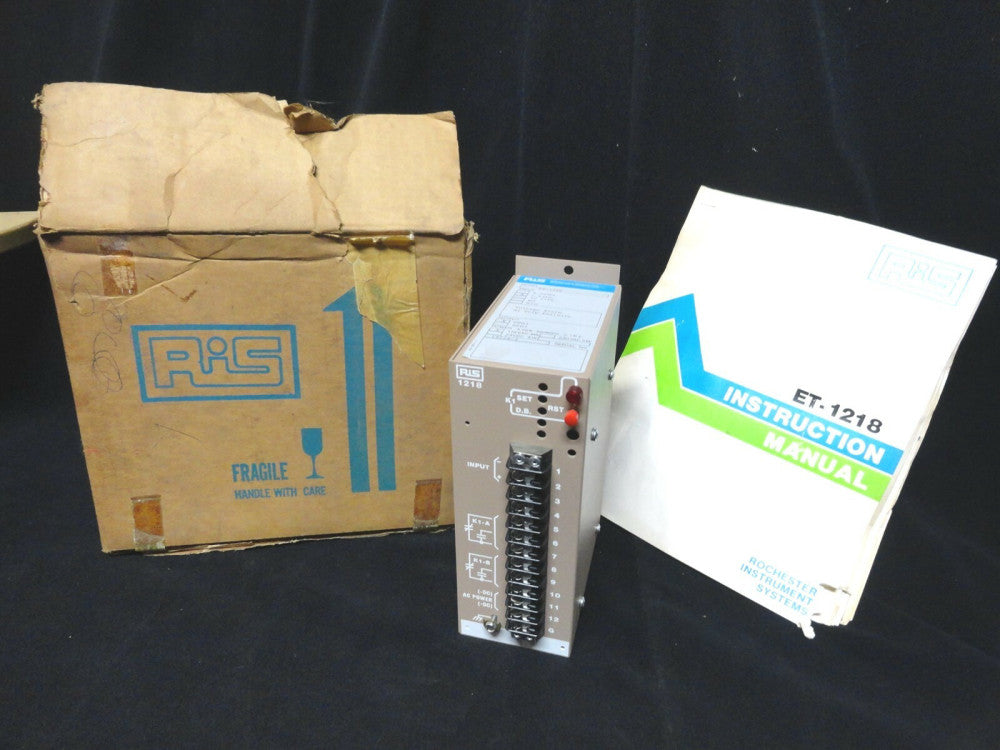AMETEK ~ RiS ~ ROCHESTER ~ VOLTAGE ALARM ~ MODEL ET-1218 ~ NEW IN THE BOX 