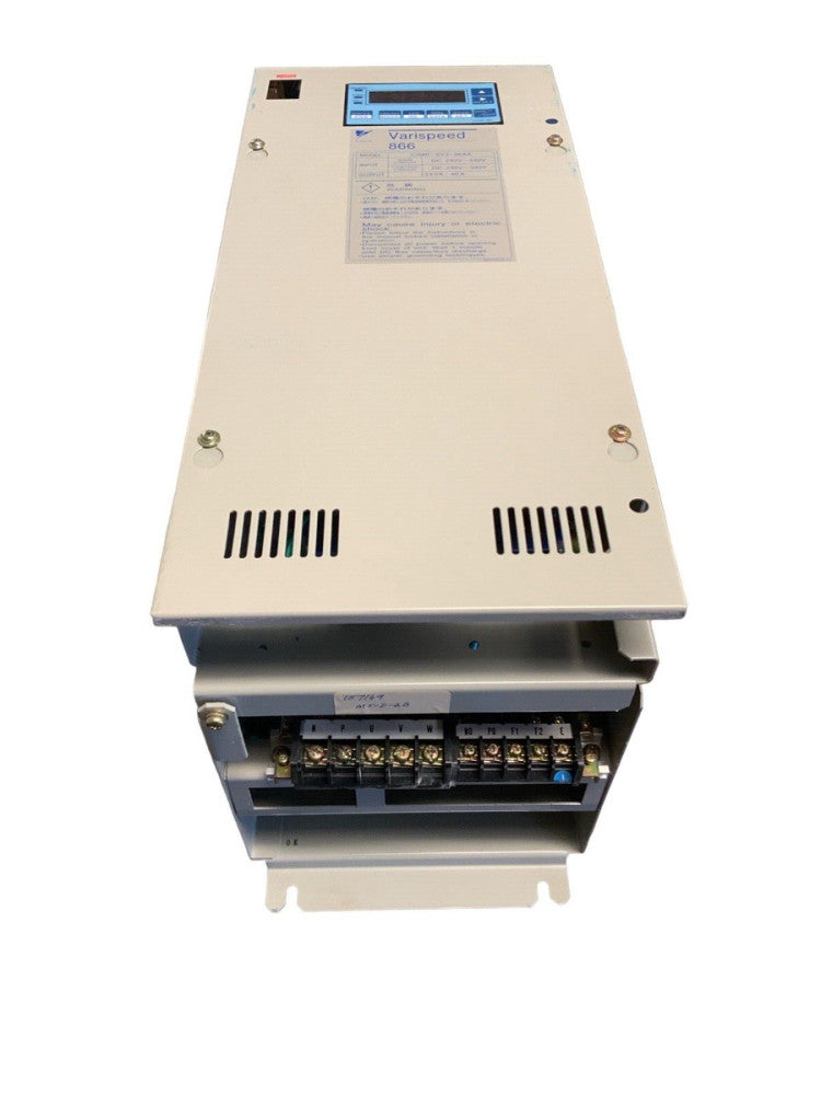 YASKAWA VARISPEED 866 CIMR-SVJ-06AA, CIMR-SVJ-06AAA OUTPUT 13KVA 40A   WORKING 