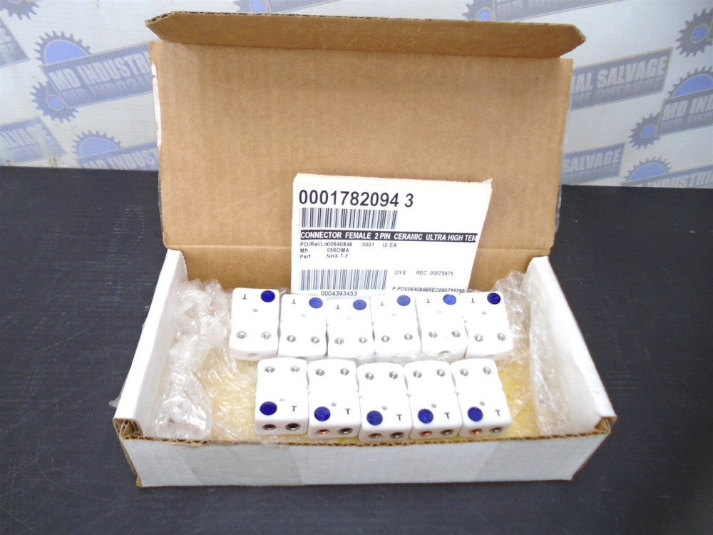 (11 Pcs.) Omega Engineering - NHX-T-F - Ceramic - Ultra High Temp - FEMALE (NEW)
