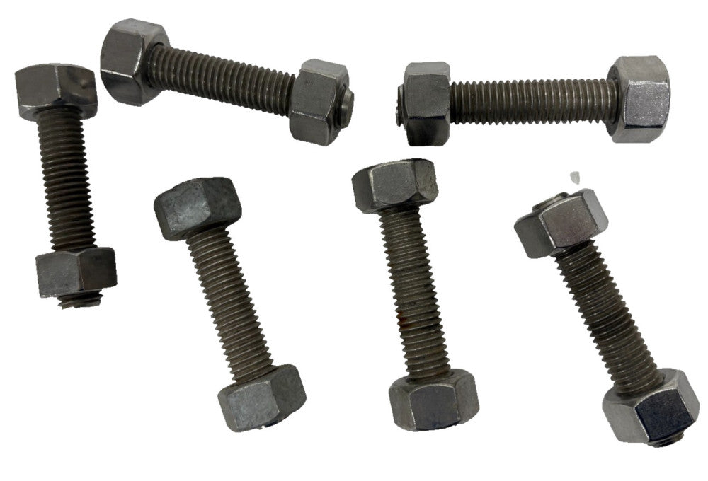 FULL THREADED STUD 5/16"-10 THREAD SIZE, GRADE B7,  3-1/2" OAL (LOT OF 6)