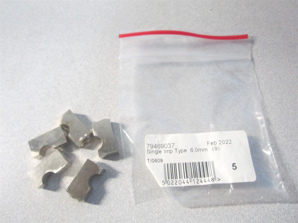 Pryor Number 9 Individual Hardened Steel Type Stamp - Lot of 5