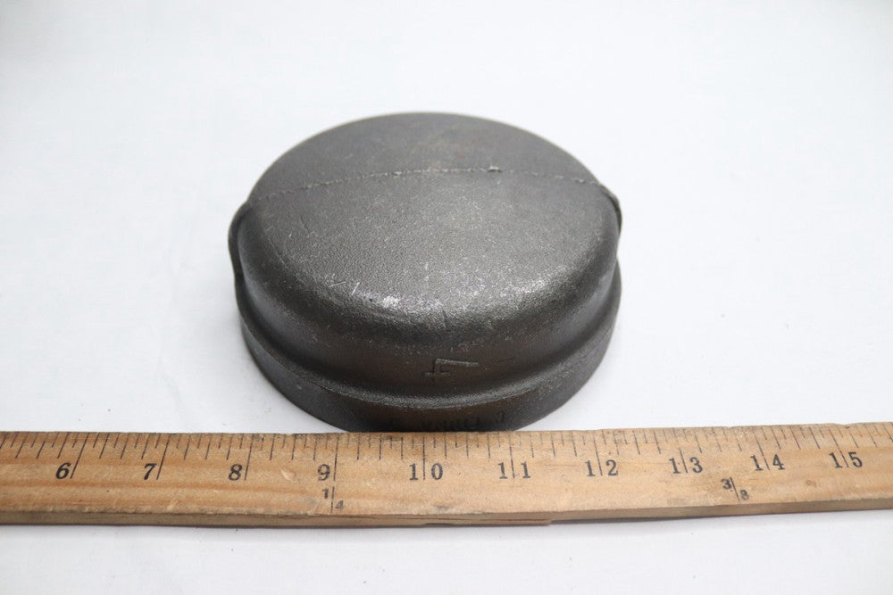 Threaded Cap Black Pipe Fitting 300# Malleable Iron 4" B30033C3040C