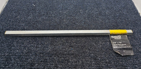 (QTY 9) National Hardware N180-190 4030BC Series Key Stock 3/8" x 3/8" x 12"