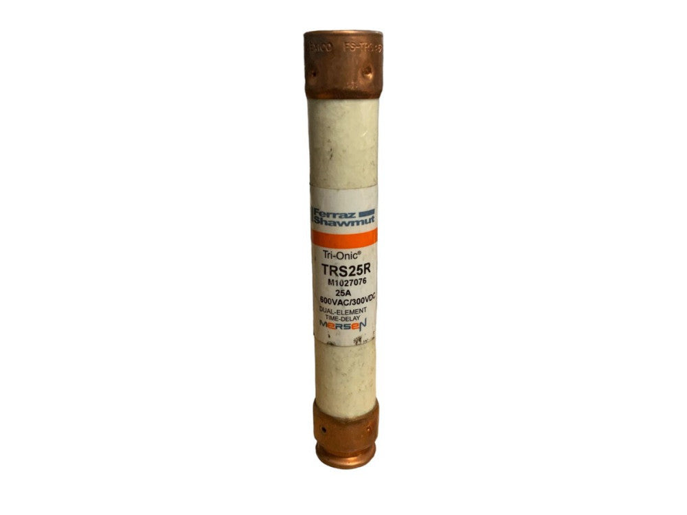 Ferraz TRS-25R (TRS25R) 25A 600V Dual Element TimeDelay Current Limiting Fuse