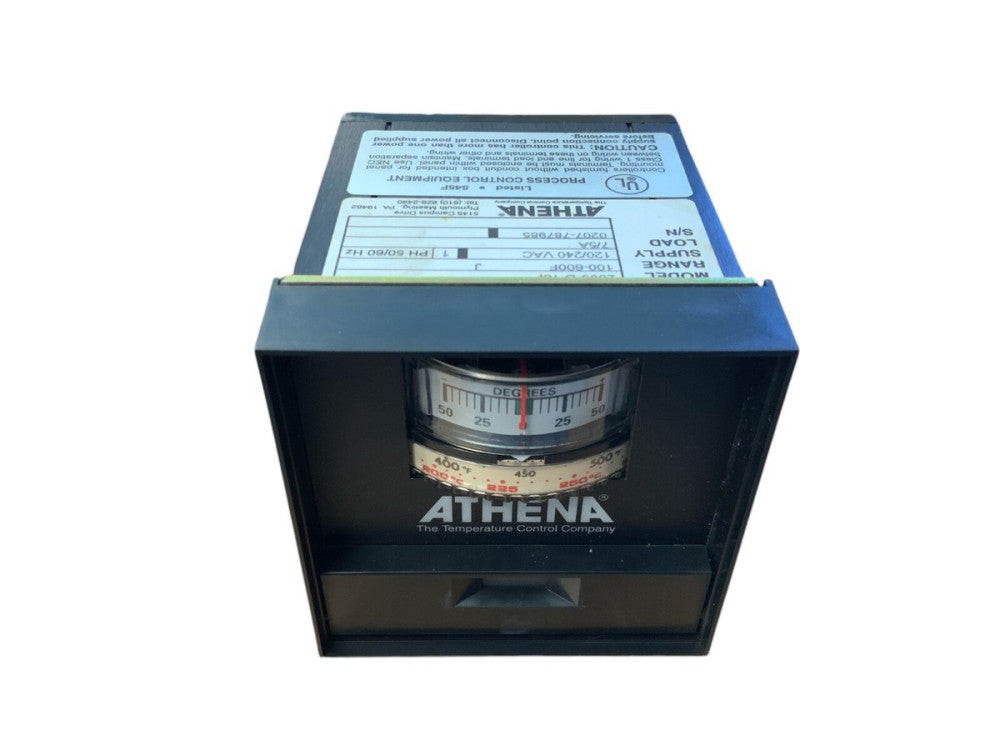 Athena 2000-B-16F 120/240V 1Ph Analog Temperature Controller 100-600°F
