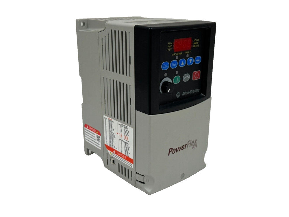 USED ALLEN BRADLEY 22B-D2P3N104 POWERFLEX 40 1.0HP SER. A 22BD2P3N104