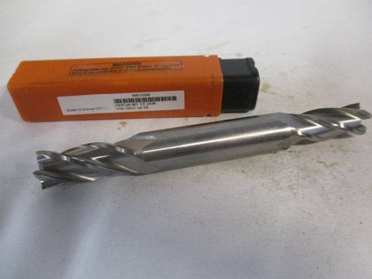 (E2063028) 7/16" x 1" x 1/2" x 4-1/8" OAL 4 Flute Cobalt RH Square End Mill 