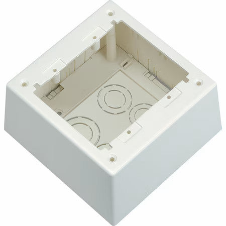 PANDUIT JBP2DWH Junction Box,Power,Wh,2-Gang,Deep