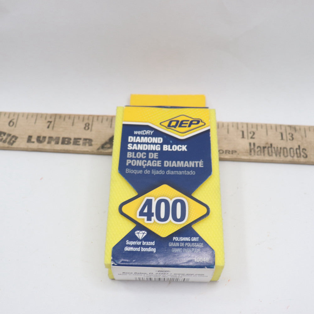 QEP 400 Polishing Grit Diamond Sanding Block