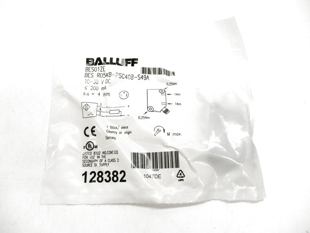BALLUFF BESR05KB-PSC40B-S49A BES01ZE 10-30VDC NSMP
