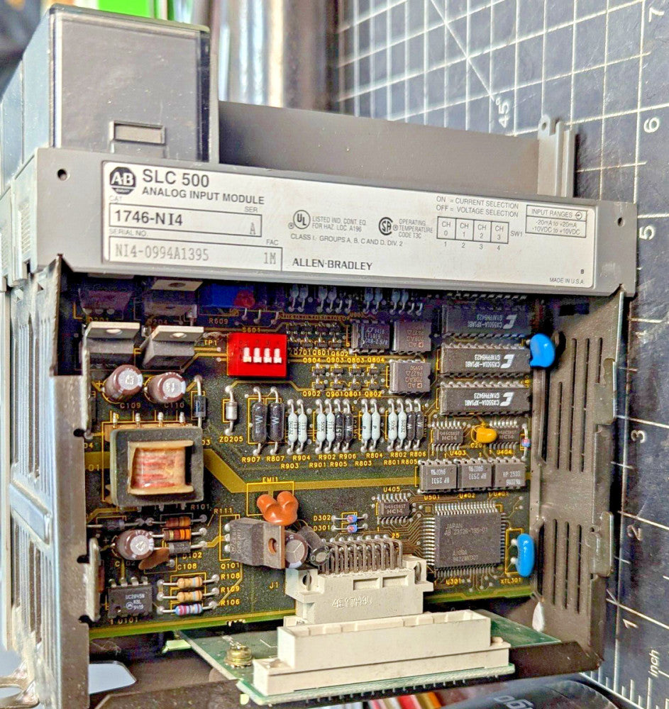 Allen Bradley 1746-N14 /A SLC 500 Analog Input Module WORKING PULL [C1S2]