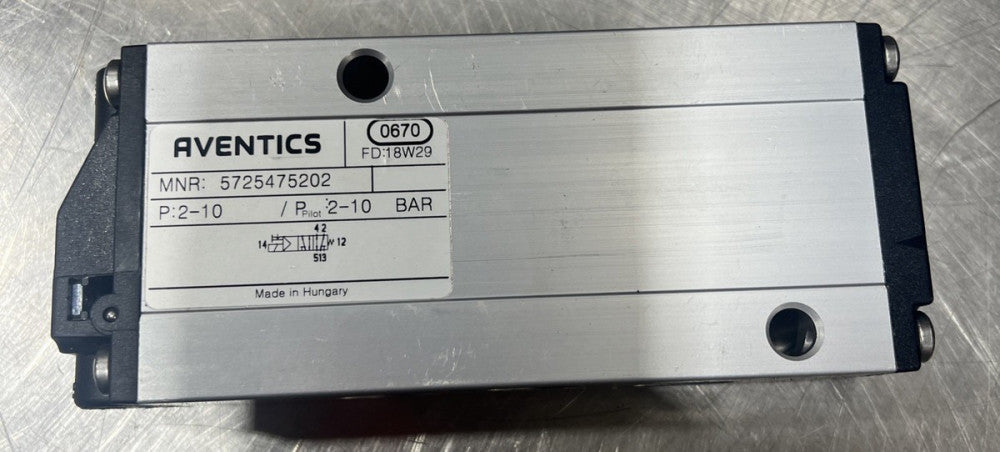Aventics 5725475202 Single Valve Nos Surplus No Original Box
