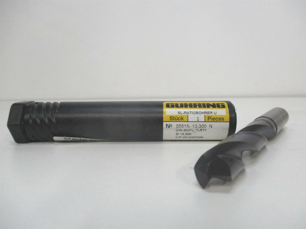 Guhring (4031093618670) 140° 5xD nano-FIREX HA Shank RH Carbide Drill 