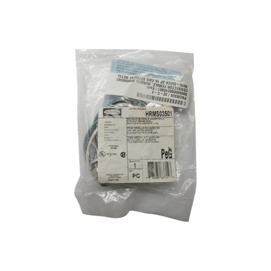 HUBBELL HRMS03501 600V 15A NSMP