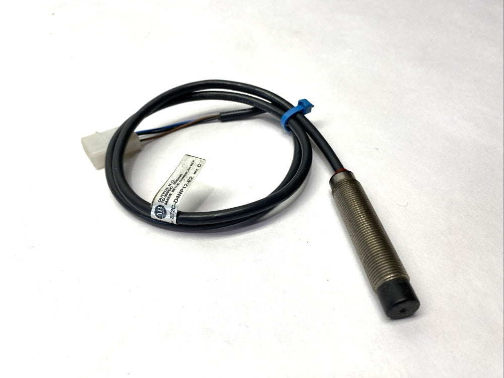 Allen Bradley 872C-D4NP12-E2 Ser. C Barrel Inductive Proximity Sensor 12mm