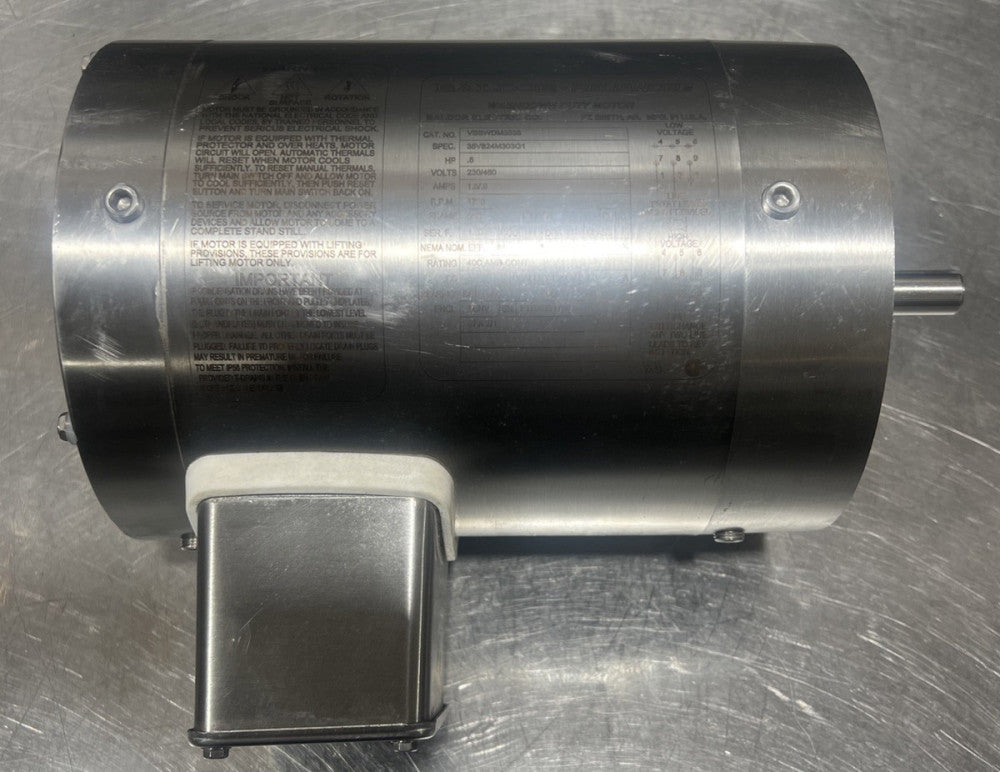 ASEA BROWN BOVERI BALDOR RELIANCE VSSWDM3538 STAINLESS STEEL ELECTRIC MOTOR Nos