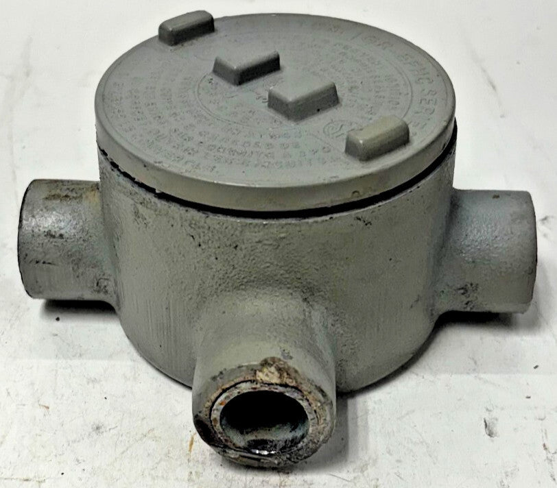 APPLETON GR TYPE T CONDUIT OUTLET BOX EXPLOSION PROOF