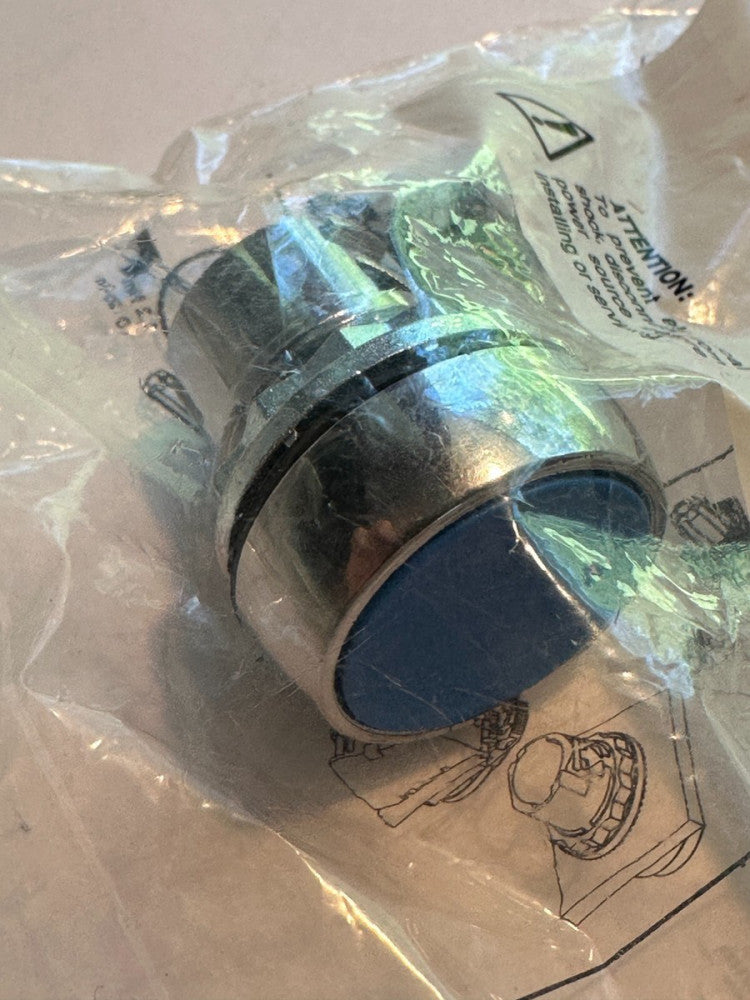 Allen-Bradley 800FM-F6 Flush Button Blue 22mm - New Fast Ship