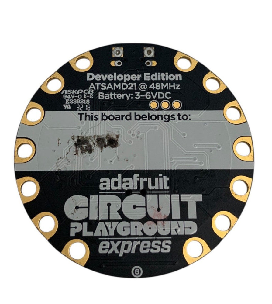 Adafruit Circuit Playground Express with SAMD21 @ 48MHz, Arduino Pytho ...