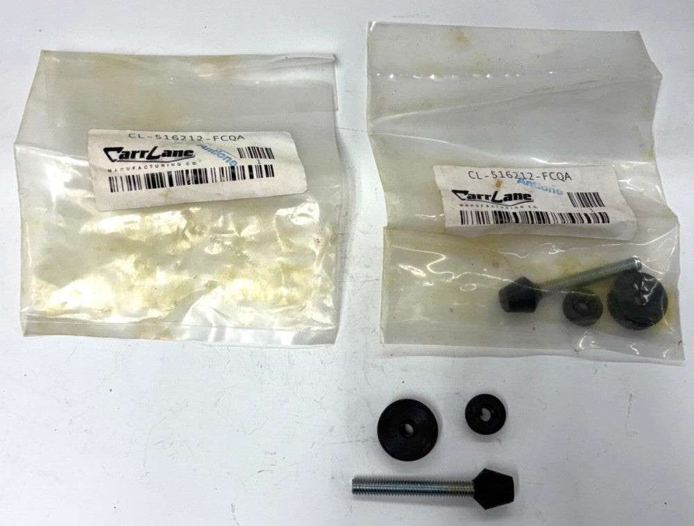 CARR LANE FLAT CUSHION SPINDLE CL-516212-FCQA LOT OF 2 THREAD 5/16"-18 LENGTH 3"