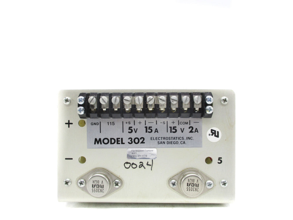 ELECTROSTATICS MODEL 302 NSNP