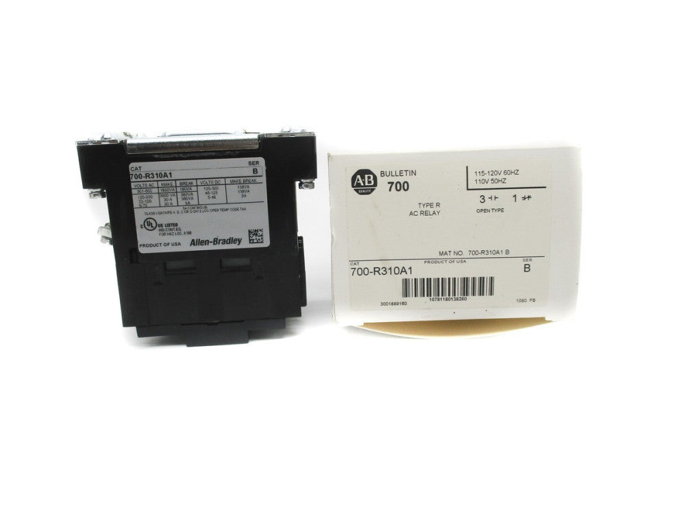 ALLEN BRADLEY 700-R310A1 SER. B 110/115-120V (WH) NSMP