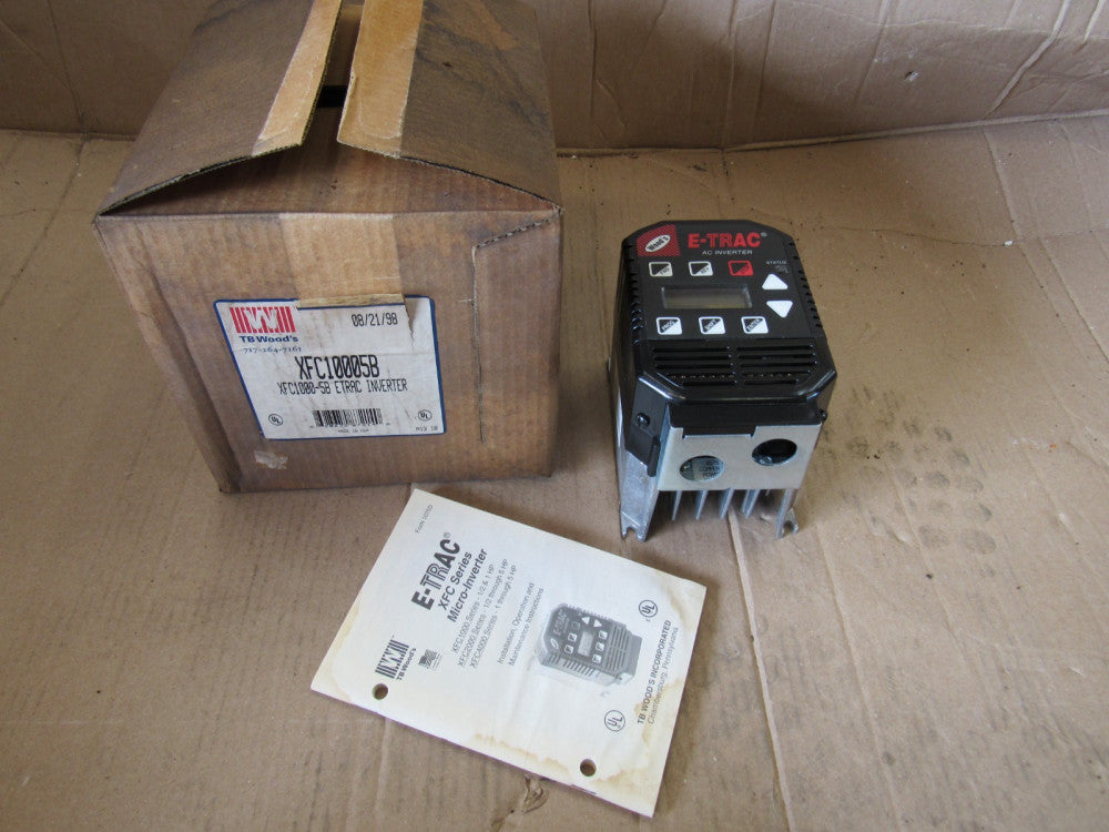 TB WOODS E-TRAC XFC1000-5B 115V 0.5HP 2.2A 0.9KVA MICRO INVERTER NEW IN BOX !!