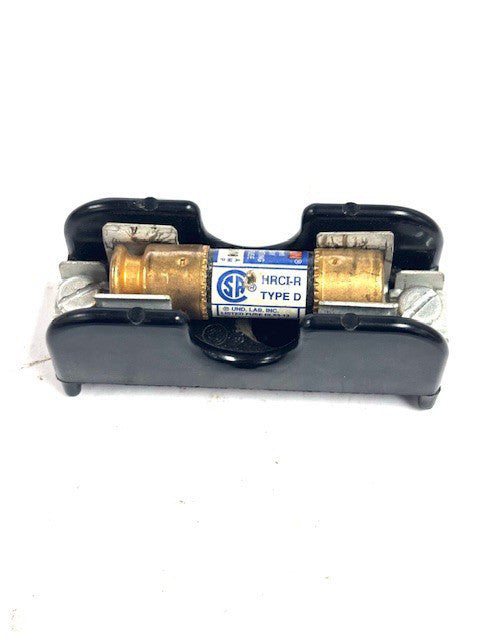 FUSE HOLDER  WITH FUSETRON FUSE FRN-R5 6/10 AMP