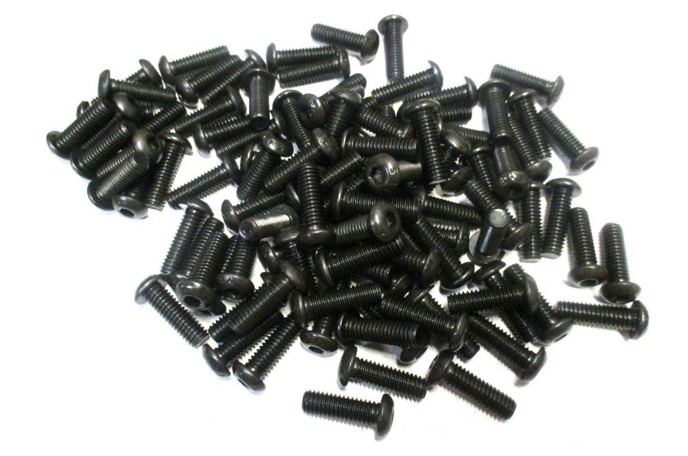 Brighton (201141) 5/16-18 UNC 1" OAL 3/16" Hex Socket Button Cap Screw - 100 QTY