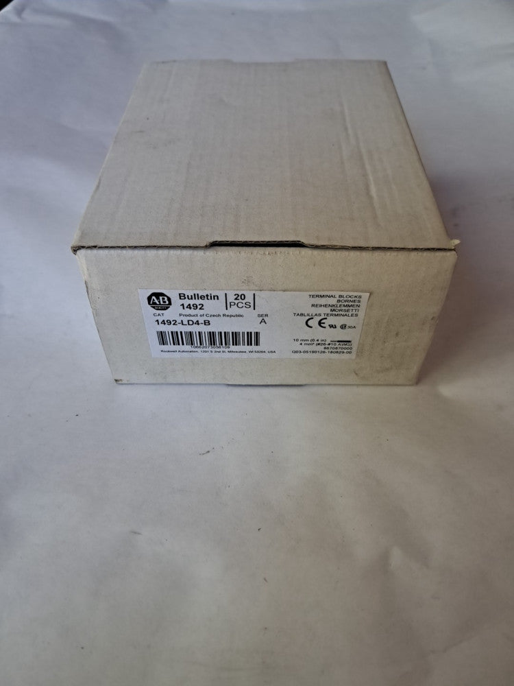 Allen Bradley terminal blocks 1492-LD4 B ( Box Of 20)