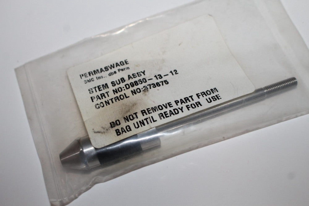 Permaswage D9850-13-12 Tube Deburring Tool Stem NEW!