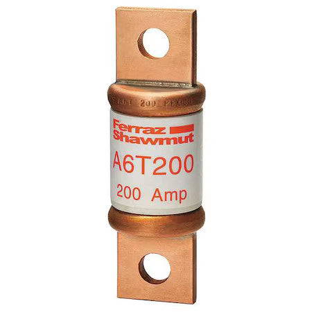 Mersen A6t200 Ul Class Fuse, T Class, Very Fast-Acting, 200A, 600V Ac,