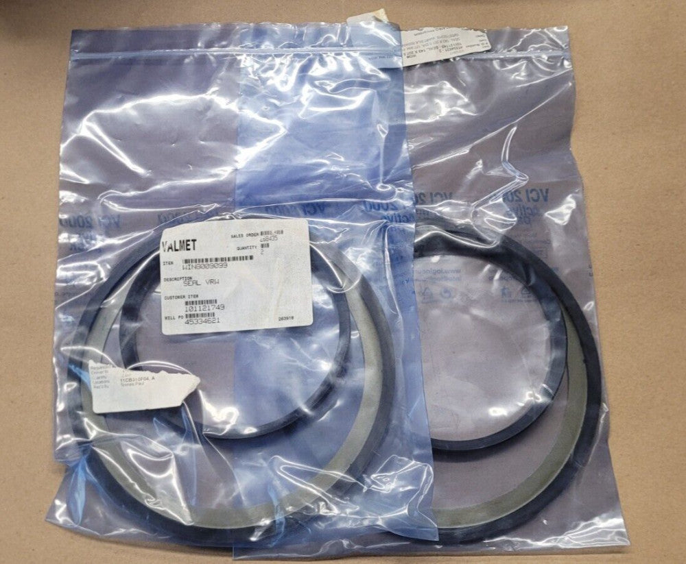 Lot of 2 Valmet WIN8009099 Seals VRW 143x207.55mm 177mm